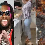 “Shawty burnt the wings” – American rapper, Offset mocks her wife, Cardi B as she served a burnt meal (Video) IMG 20220527 193619