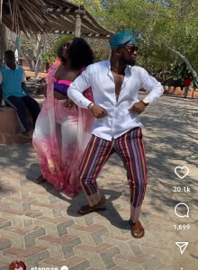 Stan Nze and wife