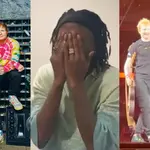 Afrobeats singer, Fireboy DML in tears after performing with Ed Sheeran at Wembley Stadium (Videos) InCollage 20220630 175750207